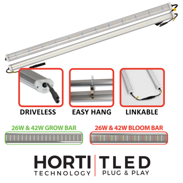 HORTIVISION TLED DRIVERLESS LED 26W BLOOM