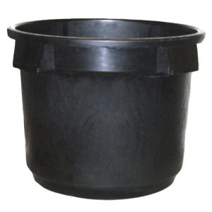 POT 500 Bucket W/Handle (No Holes) - Black 52L